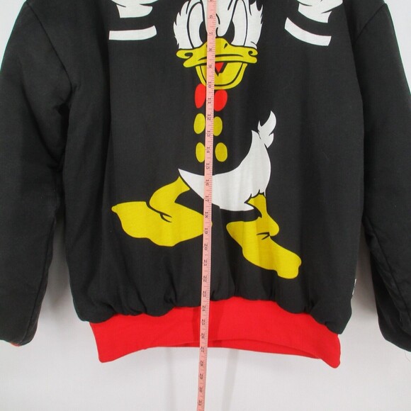 Vintage 90s Disney Mickey & Co Donald Duck Reversible All Over Print Sweatshirt - Picture 4 of 6